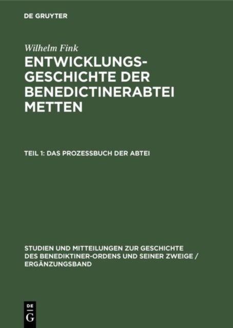 Profeßbuch der Abtei