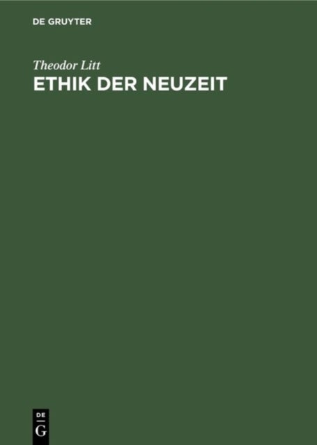 Ethik der Neuzeit
