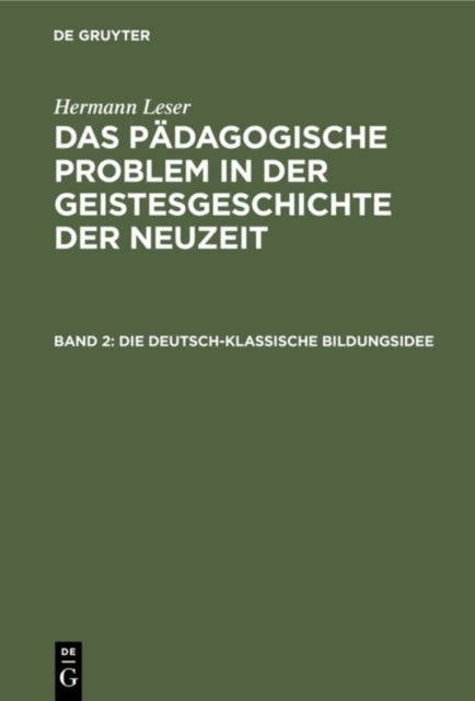 Die Deutsch-Klassische Bildungsidee