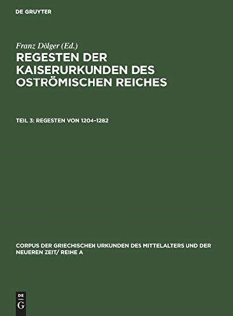 Regesten Von 1204-1282