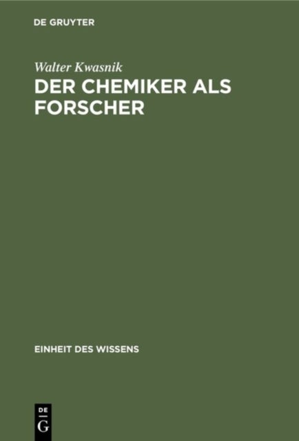 Der Chemiker ALS Forscher