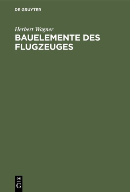 Bauelemente des Flugzeuges