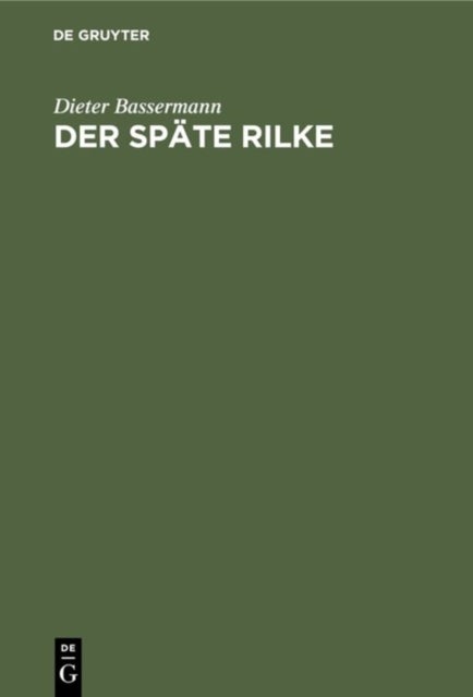 späte Rilke
