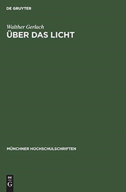Uber das Licht