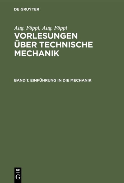 Einfuhrung in Die Mechanik