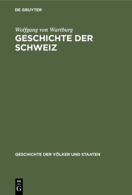 Geschichte Der Schweiz