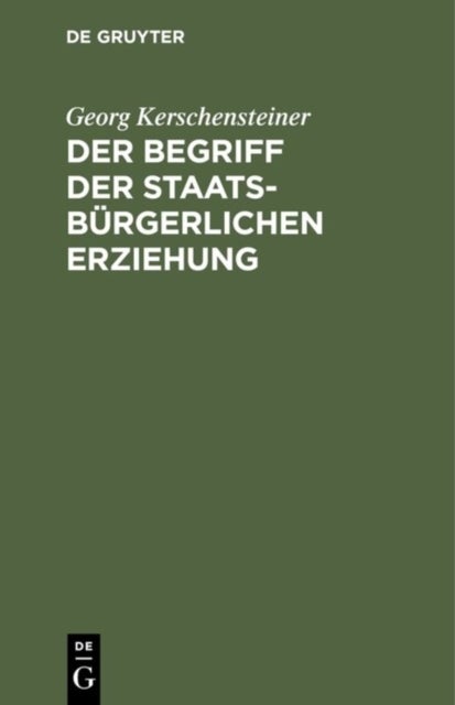 Begriff der staatsbürgerlichen Erziehung