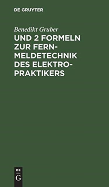 Und 2 Formeln Zur Fernmeldetechnik Des Elektropraktikers