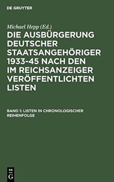 Listen in chronologischer Reihenfolge