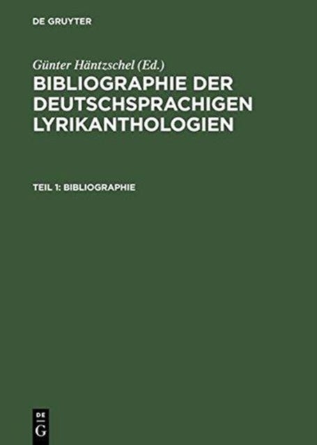Teil 1: Bibliographie; Teil 2: Register