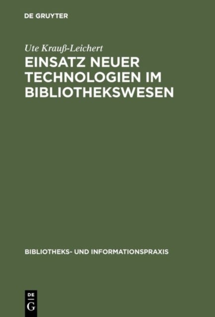 Einsatz Neuer Technologien Im Bibliothekswesen