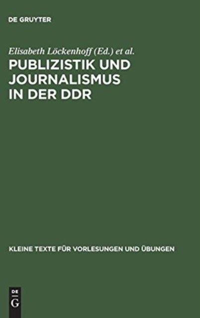 Publizistik und Journalismus in der DDR