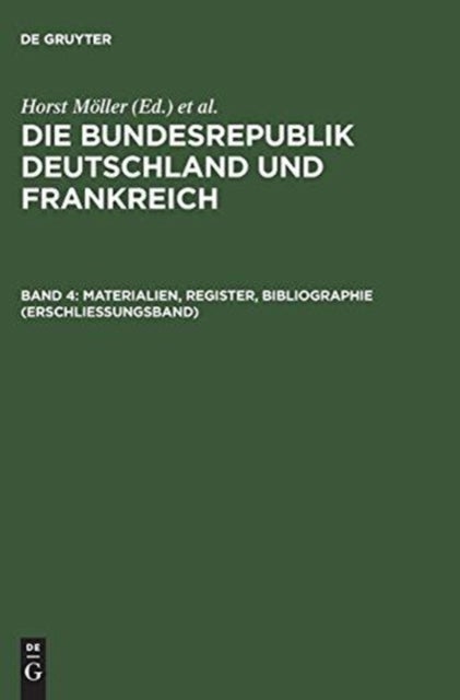 Materialien, Register, Bibliographie (Erschließungsband)