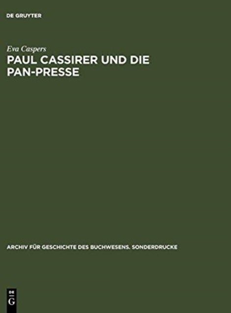 Paul Cassirer und die Pan-Presse