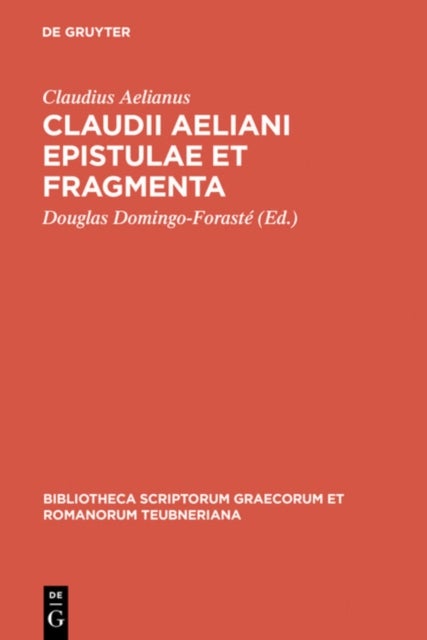 Epistulae Et Fragmenta CB