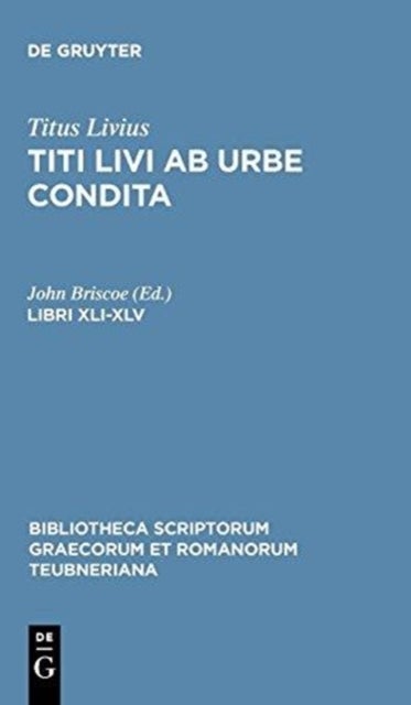 Libri XLI-XLV