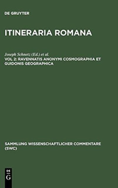 Ravennatis Anonymi cosmographia et Guidonis geographica