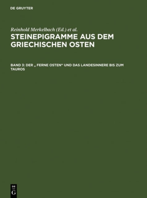 " Ferne Osten" und das Landesinnere bis zum Tauros