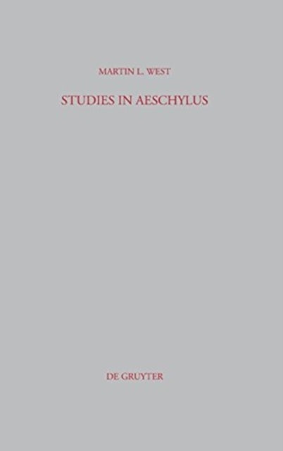 Studies in Aeschylus