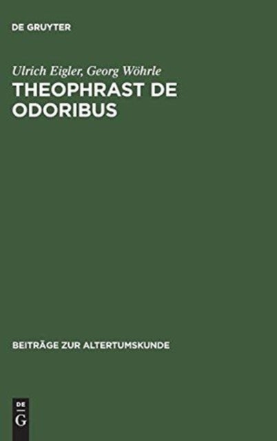 Theophrast De Odoribus
