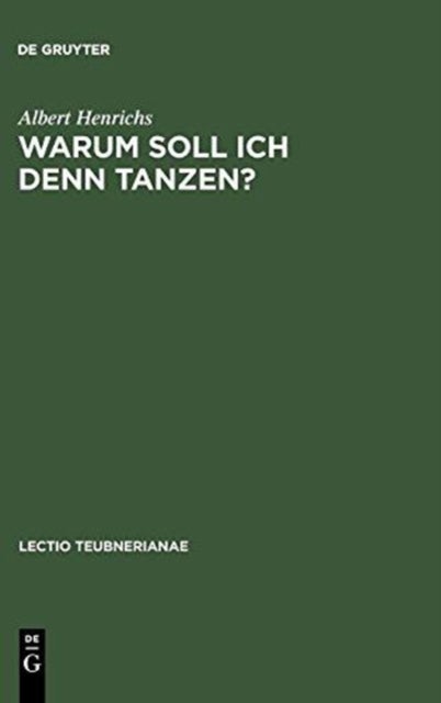 Warum soll ich denn tanzen?
