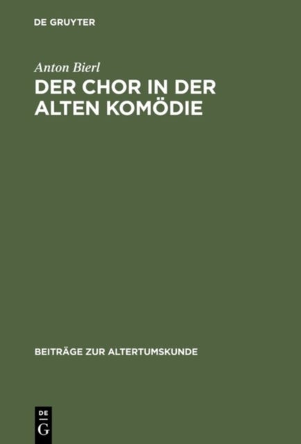 Der Chor in Der Alten Komodie CB