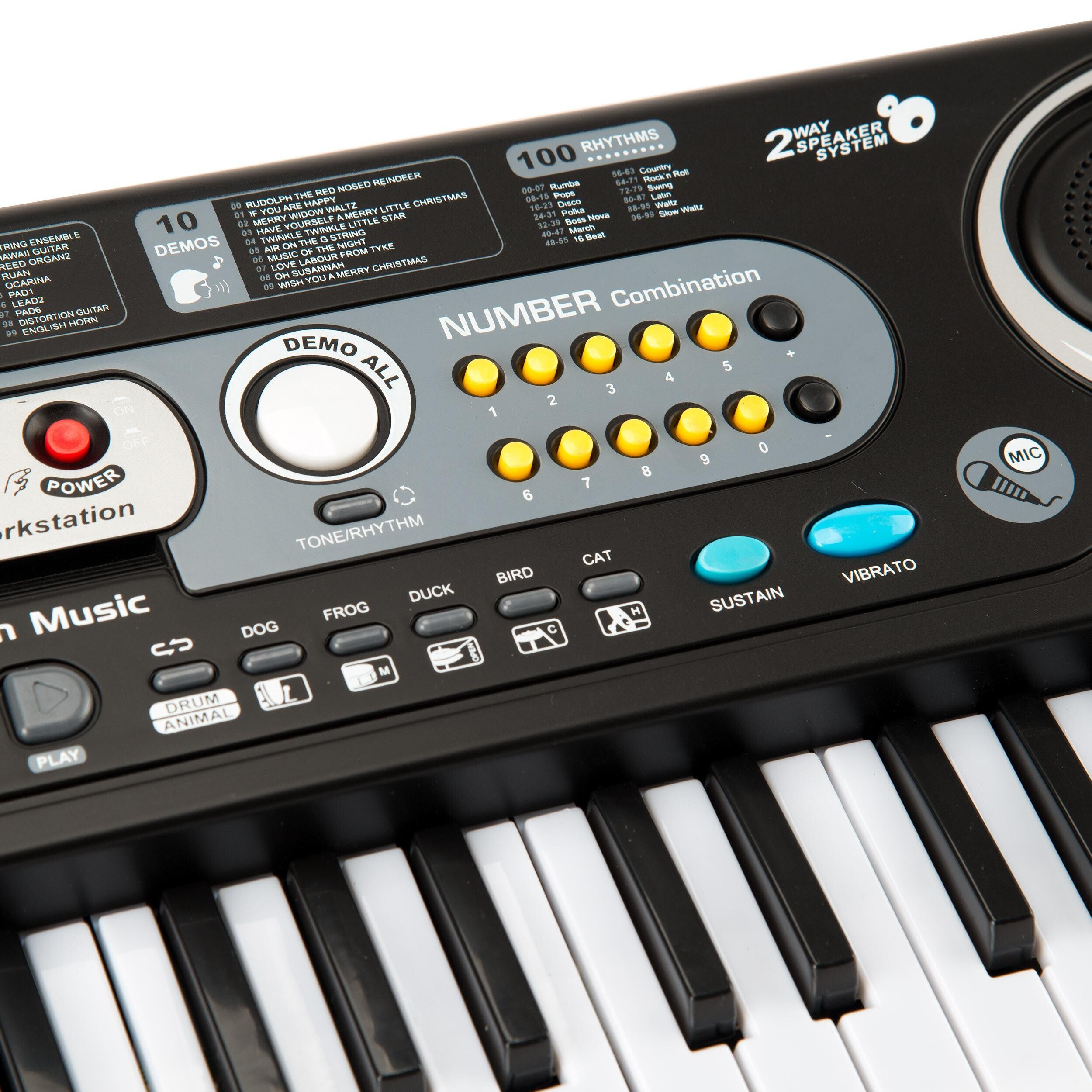 Musikk keyboard 54 tagenter