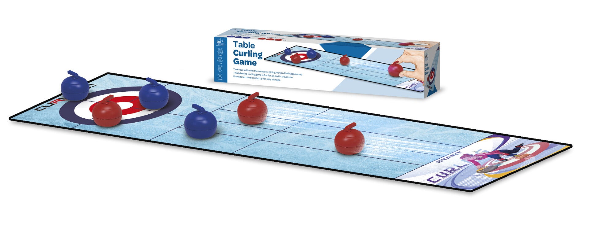 Spill Table Curling Game