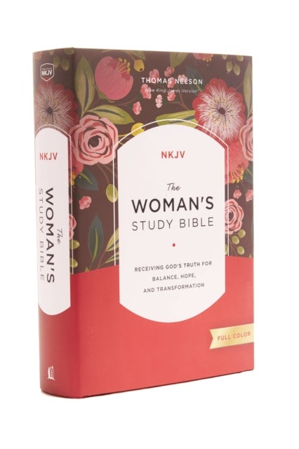 NKJV, The Woman's Study Bible, Hardcover, Red Letter, Full-Color Edition - Receiving God's Truth for Balance, Hope, and Transformation – Perfect Gift for Mother's Day