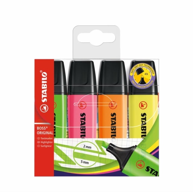 Stabilo Boss Neon 4pk