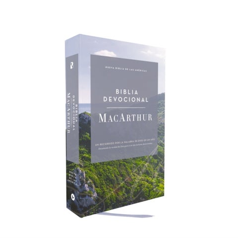 NBLA, Biblia devocional MacArthur, Tapa rustica, Comfort Print