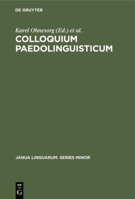 Colloquium Paedolinguisticum