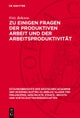 Zu Einigen Fragen Der Produktiven Arbeit Und Der Arbeitsproduktivitat