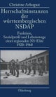 Herrschaftsinstanzen der wurttembergischen NSDAP