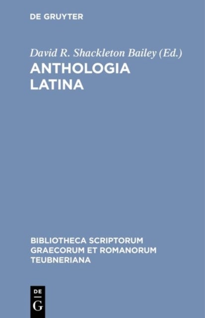 Anthologia Latina, Pars I: Ca CB