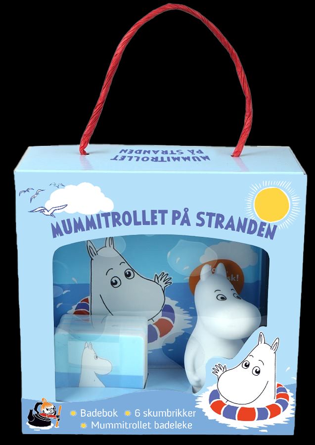 Mummitrollet på stranden - Mummitrollet badeboks