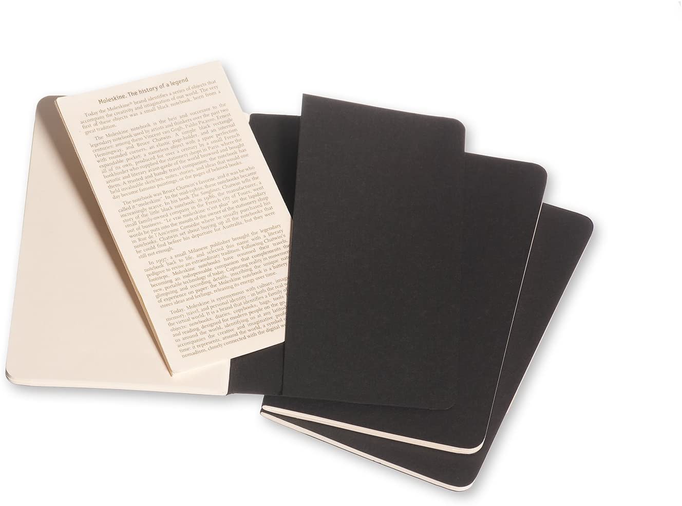 Moleskine Notatbok blank Sort (3)
