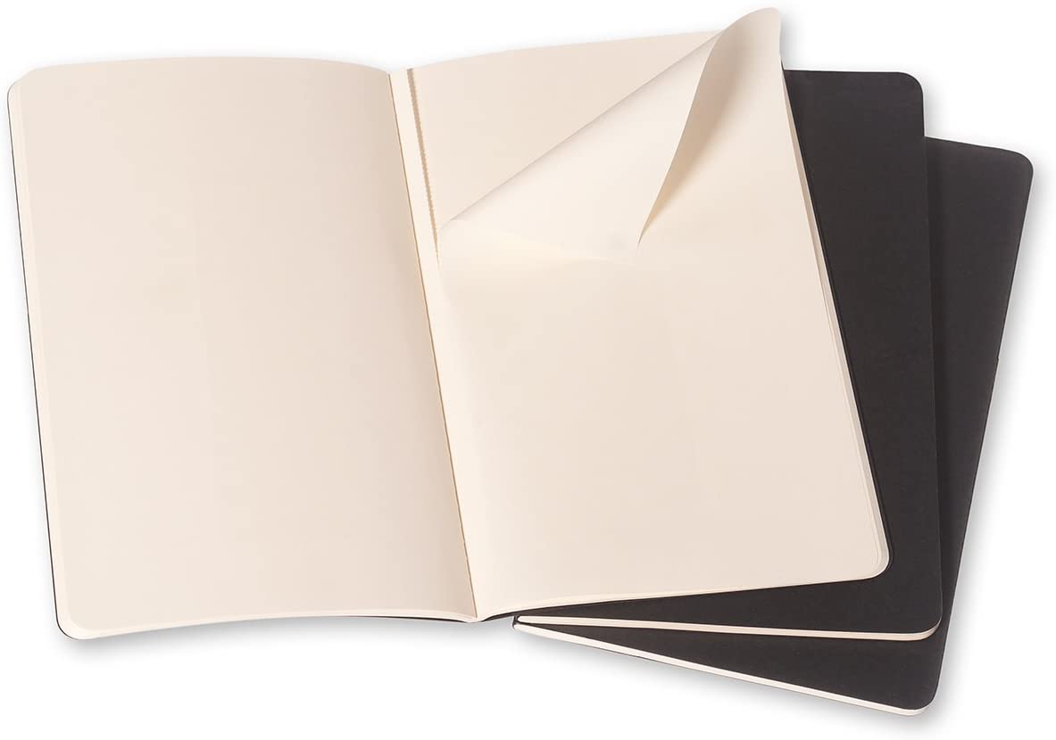 Moleskine Notatbok blank Sort (3)