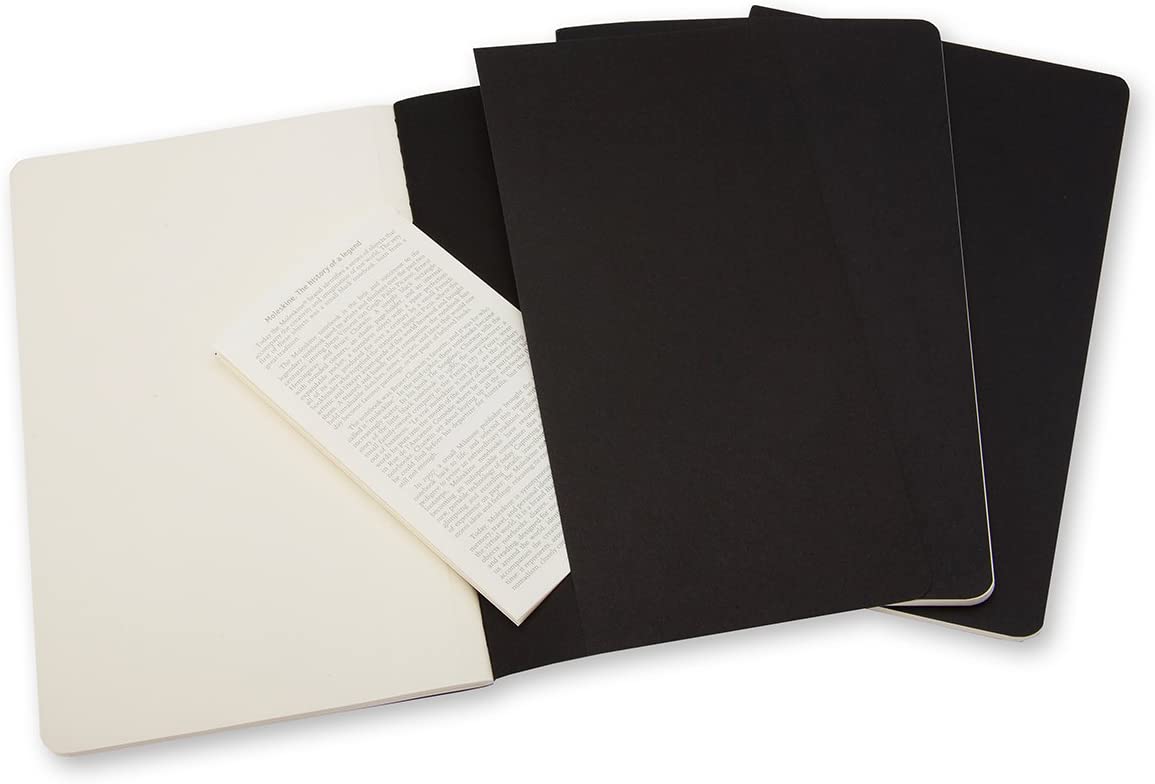 Moleskine Notatbok blank Sort (3)