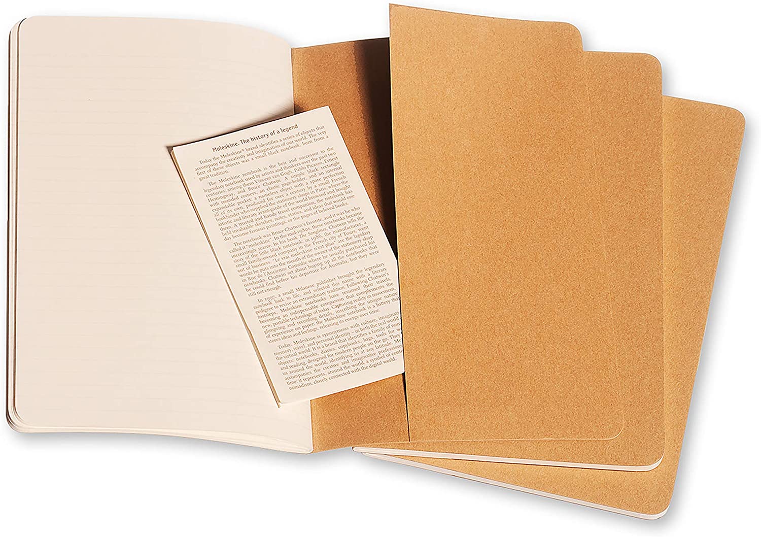 Moleskine Notatbok Linjert Kraft L (3)