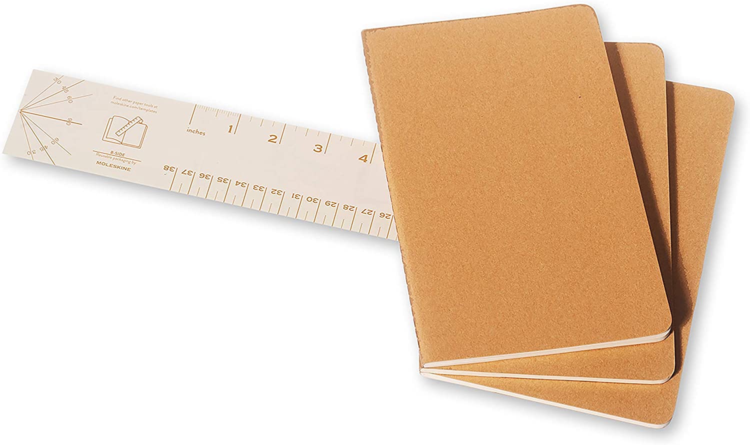 Moleskine Notatbok Linjert Kraft L (3)