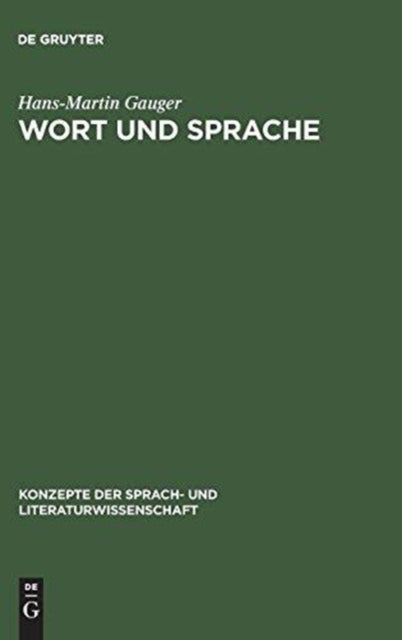 Wort und Sprache