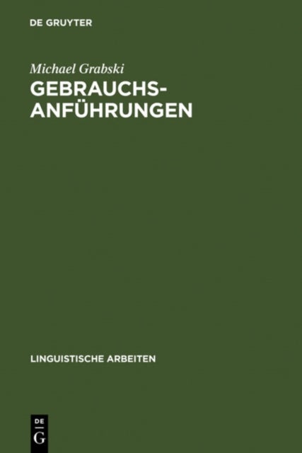 Gebrauchsanfuhrungen