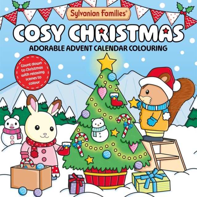 Sylvanian Families Cosy Christmas - Adorable Advent Calendar Colouring