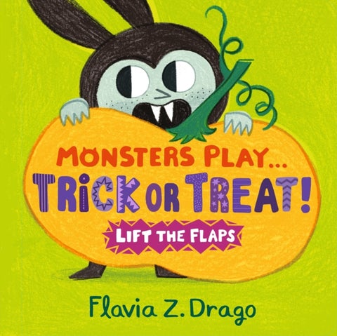 Monsters Play... Trick or Treat! - A lift-the-flap Halloween board book from the World of Gustavo, perfect for babies and toddlers