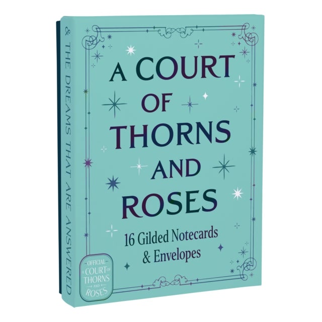 A Court of Thorns and Roses Official Gilded Notecards - 16 Notecards & Envelopes--from the ACOTAR Collection