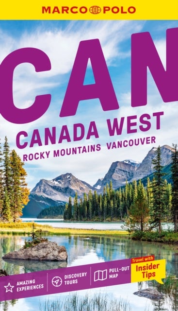 Marco Polo Canada West Pocket Travel Guide - Pull-out Map , Local Knowledge , Covers: Vancouver, Rocky Mountains, Victoria, Banff and more