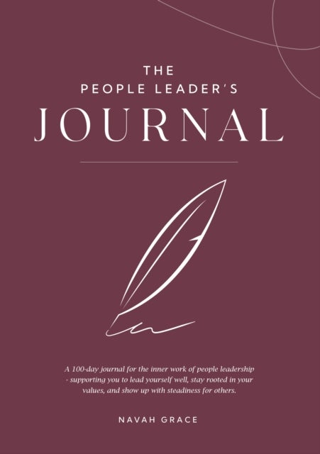 The People Leader’s journal - A 100-day journal for the inner work of people leadership – supporting you to lead yourself well, stay rooted in your values, and show up with steadiness for others.