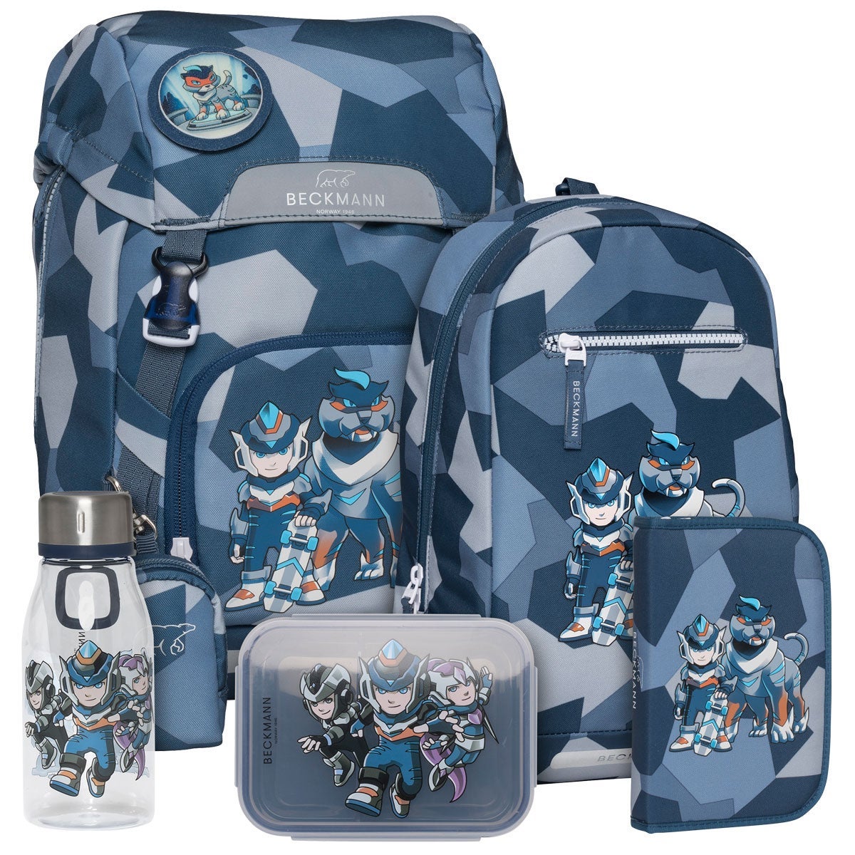 Pakke skolesekk 1.kl Tiger Race Classic 22L - Beckmann