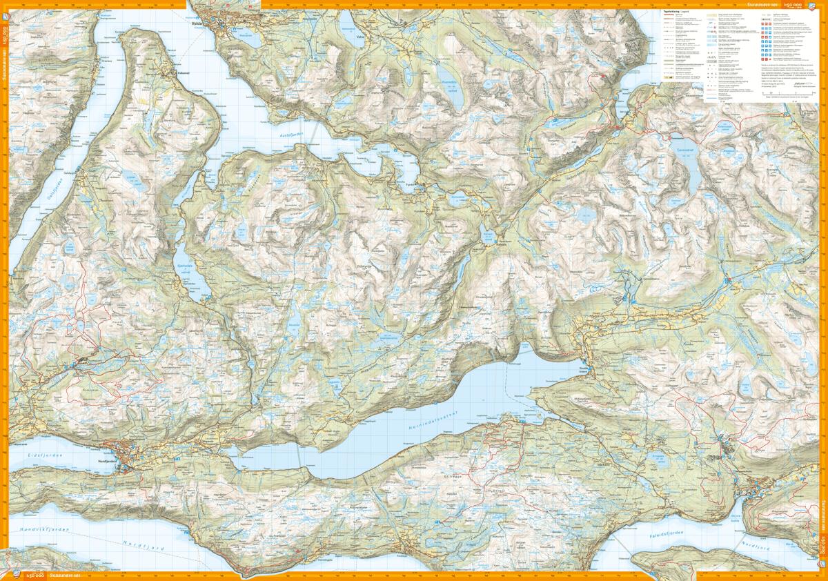Sunnmore hiking Map